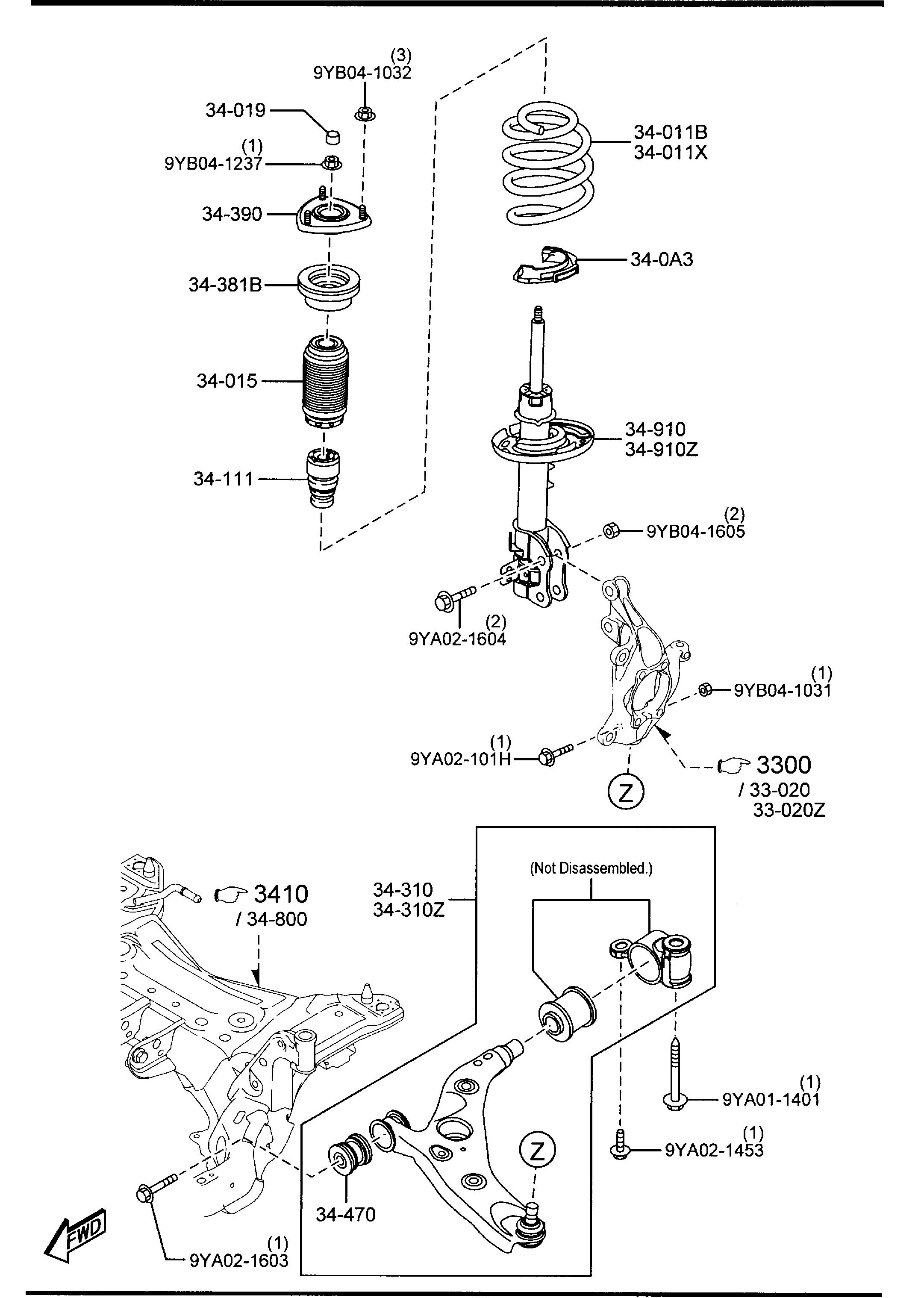 2014 Mazda CX5 Damper left (l), front. Strut. Cx5 left. Cx5 left