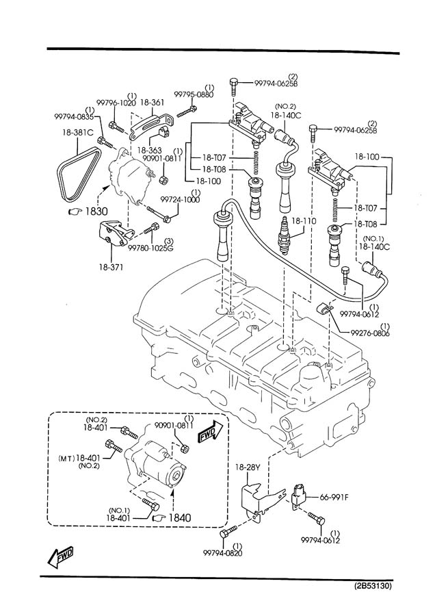 2002 Mazda Protege 5 Ignition Coil