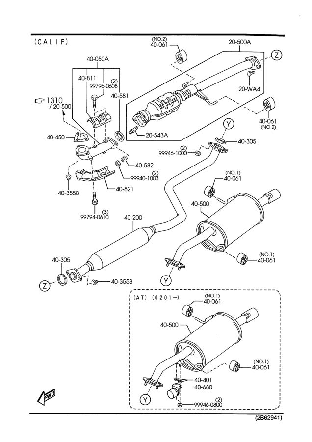 exhaust diagrams for 2001 mazda protege mp3 2.0 exhaust diagrams for 2001 mazda protege mp3 2.0