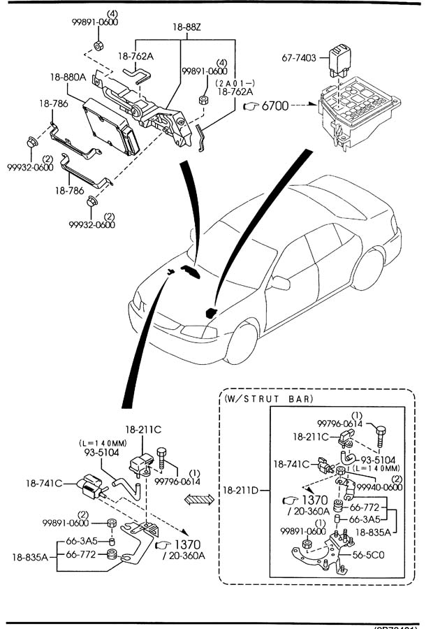 2002 Mazda Protege 5 Switch  Inhibitor  Supplier