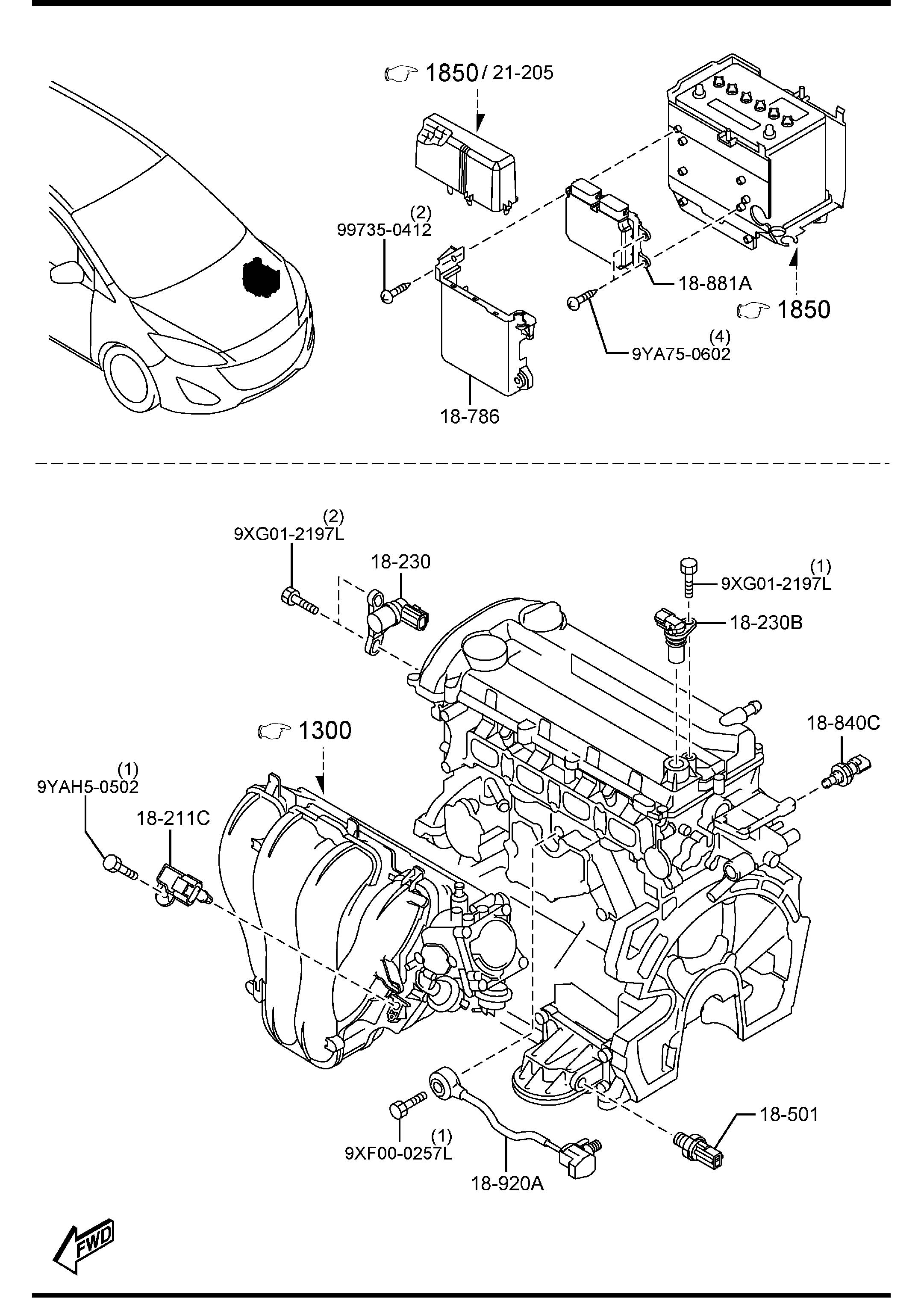 Mazda Mazda 5 Transmission. Module. Pwt. Control. Automatic. Ler. Tcm