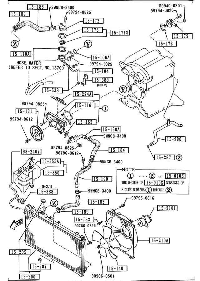 B61P15106A - Mazda O ring | Jim Ellis Mazda Parts, Atlanta GA mazda mx 3 engine diagram 