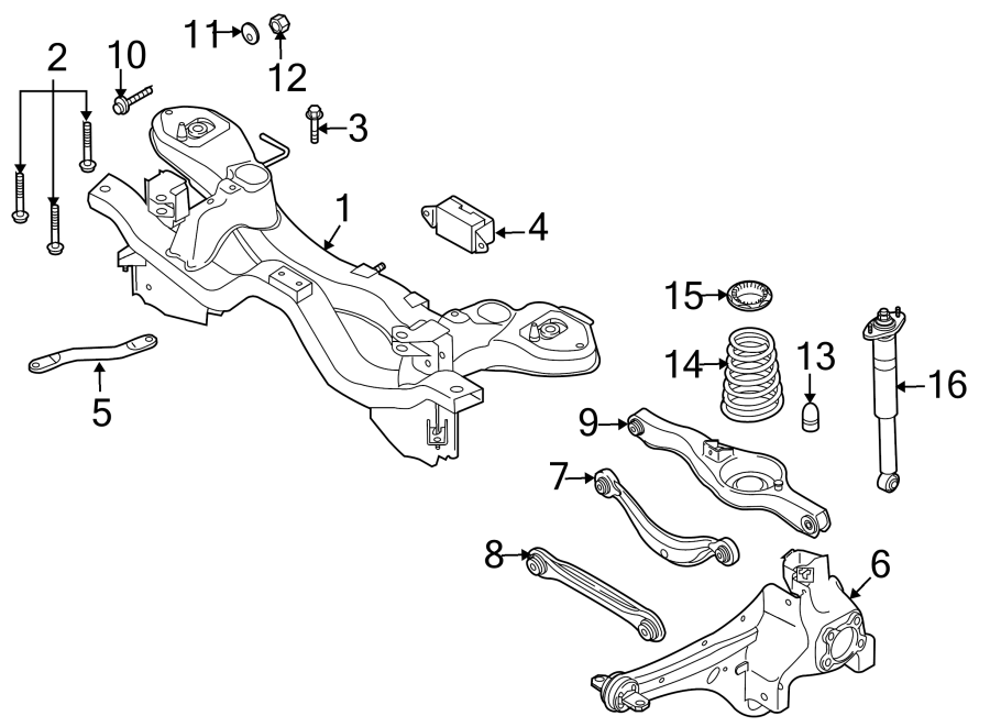 Mazda CX7 Suspension Control Arm (Rear, Lower) EH4428350 Jim Ellis